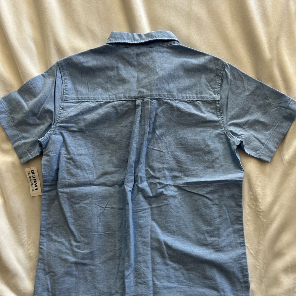 Old Navy Light Blue Kids Button Down Shirt